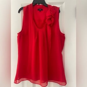 Gap Women’s Medium Red/Orange Blouse